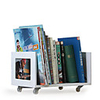 DIY Wooden Mobile Bookshelf and Photo Frame