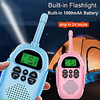 DJ100 Walkie Talkie Handheld Waterproof Flashlight Two Way Radio 3KM-5KM 3KM-5KM miniinthebox