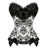 Dobby Fabric Corset Wedding Personalized Bowknot