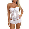 Dobby Fabric Corset Wedding Personalized Bowknot