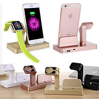 Dock Charger Watch Phone Charging Stand ABS miniinthebox