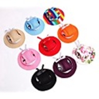 Dog Bandanas Hats Sport Hat Visor Cap Solid Colored Holiday Fashion Dog Clothes White / Red Camouflage Color Rainbow Costume Cotton S M