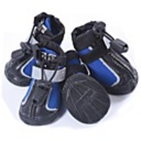 Dog Boots / Shoes Anti-Slip Keep Warm Fashion For Pets Rubber Red