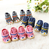 Dog Boots / Shoes Anti-Slip Keep Warm Solid Colored Cartoon For Pets Rubber Blue