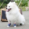 Dog Boots / Shoes Snow Boots Anti-Slip Keep Warm Solid Colored For Pets Fabrics Black