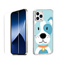 Dog Case For iPhone 12 iPhone 11 iPhone 12 Pro Max Unique Design Protective Case with Screen Protector Shockproof Back Cover TPU