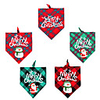 Dog Cat Bandanas Hats Christmas Costume Christmas Santa Claus Santa Claus Classic Cosplay Funny Christmas Party Winter Dog Clothes Puppy Clothes Dog Outfits Adjustable Red Costume for Girl and Boy