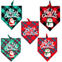 Dog Cat Bandanas Hats Christmas Costume Christmas Santa Claus Snowman Santa Claus Classic Cosplay Funny Christmas Party Winter Dog Clothes Puppy Clothes Dog Outfits Adjustable Red and White Red