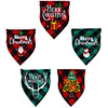 Dog Cat Bandanas Hats Christmas Costume"es Sayings Christmas Santa Claus Santa Claus Classic Cosplay Funny Christmas Party Winter Dog Clothes Puppy Clothes Dog Outfits Adjustable Red / Green
