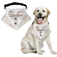 Dog Cat Bandanas Hats Dog Bandana Dog Bibs Scarf Bowknot Party Birthday Wedding Birthday Dog Clothes Adjustable Pink Khaki Green Costume Cotton S M L
