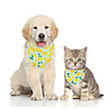Dog Cat Bandanas Hats Dog Bandana Dog Bibs Scarf Fruit Casual / Sporty Cute Party Sports Dog Clothes Adjustable Yellow Green Costume Fabric S M