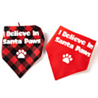 Dog Cat Bandanas Hats Dog Bandana Dog Bibs Scarf Plaid / Check Letter Number Party Cute Christmas Party Dog Clothes Adjustable Costume Fabric L