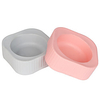 Dog Cat Bowls Water Bottles / Feeding Bowl / Dog Cat Bowls Plastic Durable No-Spill Solid Colored White Blue Pink Bowls Feeding miniinthebox