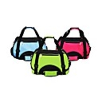 Dog Cat Carrier Bag Travel Backpack Travel Bag Camping Hiking Washable Folding Solid Colored Oxford Cloth Small Dog Red Light Green Light Blue