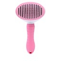 Dog Cat Cleaning Fur Brush Plastic Stainless steel Comb Dog Clean Supply Massage Pet Grooming Supplies Pink Blue 1