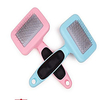 Dog Cat Cleaning Plastic Comb Durable Pet Grooming Supplies Pink Blue 1 Piece miniinthebox