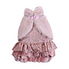 Dog Cat Coat Dress Solid Colored Sweet Style Thick Velvet Casual / Daily Winter Dog Clothes Puppy Clothes Dog Outfits Breathable Light Green Pink Costume for Girl and Boy Dog Cotton XS S M L XL