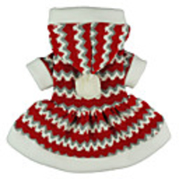 Dog Cat Coat Dress Stripes Casual / Sporty Cute Christmas Party Dog Clothes Breathable Red Costume Cotton XS S M L XL XXL