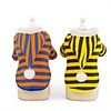 Dog Cat Coat Hoodie Stripes Classic Casual / Daily Winter Dog Clothes Puppy Clothes Dog Outfits Breathable Yellow Orange Costume for Girl and Boy Dog Cotton S M L XL XXL