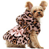 Dog Cat Coat Jacket Leopard Sweet Cute Casual / Daily Dog Clothes Breathable Pink Costume Cotton XS S M L XL XXL