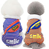 Dog Cat Coat Jacket Letter Number Classic Casual / Daily Winter Dog Clothes Puppy Clothes Dog Outfits Breathable Blue Orange Costume for Girl and Boy Dog Polyster S M L XL XXL