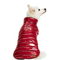 Dog Cat Coat Jacket Solid Colored Windbreaker Casual / Daily Winter Dog Clothes Breathable Red Blue Pink Costume Nylon Polyster 10 12 14 16 18 20
