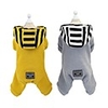Dog Cat Coat Jumpsuit Solid Colored Casual / Daily Winter Dog Clothes Yellow Gray Costume Cotton S M L XL XXL
