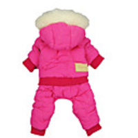 Dog Cat Coat Jumpsuit Solid Colored Casual / Sporty Cute Outdoor Dog Clothes Breathable Pink Costume Cotton XS S M L XL XXL