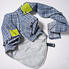 Dog Cat Coat Plaid Classic British Casual / Daily Winter Dog Clothes Puppy Clothes Dog Outfits Breathable Blue Costume for Girl and Boy Dog Polyster XS S M L XL XXL