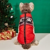 Dog Cat Coat Puffer / Down Jacket Christmas Costume Skull Casual Daily Sports Christmas Halloween Winter Dog Clothes Puppy Clothes Dog Outfits Warm Black / Red Costume for Girl and Boy Dog Polyester miniinthebox
