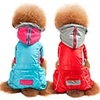 Dog Cat Coat Puppy Clothes Solid Colored Casual / Daily Warm Ups Outdoor Winter Dog Clothes Puppy Clothes Dog Outfits Red Blue Costume for Girl and Boy Dog Terylene S M L XL XXL