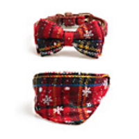 Dog Cat Collar Christmas Dog Collar Tie / Bow Tie Adjustable Flexible Outdoor Santa Claus Snowman Christmas Tree Oxford Cloth Nylon Golden Retriever Corgi Bulldog Bichon Frise Schnauzer Poodle Red