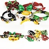 Dog Cat Collar Christmas Dog Collar Tie / Bow Tie With Bell Adjustable Flexible Outdoor Walking Santa Claus Snowman Christmas Tree Nylon Golden Retriever Corgi Bulldog Bichon Frise Schnauzer Poodle