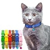Dog Cat Collar Cute and Cuddly Bowknot PU Leather Husky Labrador Alaskan Malamute Golden Retriever Japanese Spitz Beagle Yellow Red 1pc