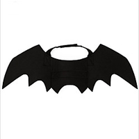 Dog Cat Costume Dog Costume Cloak Vampires Bat Elegant Adorable Cute Dailywear Casual / Daily Dog Clothes Puppy Clothes Dog Outfits Breathable Black Costume for Girl and Boy Dog Fabric XS S M L miniinthebox