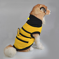Dog Cat Costume Dog Costume Elegant Adorable Cute Dailywear Casual / Daily Dog Clothes Puppy Clothes Dog Outfits Breathable Yellow Costume for Girl and Boy Dog Cotton XS S M L XL XXL miniinthebox