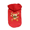 Dog Cat Costume Hoodie Christmas Costume Santa Claus Elk Snowman Santa Claus Classic Cosplay Funny Christmas Party Winter Dog Clothes Puppy Clothes Dog Outfits Breathable White Black Purple Costume