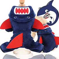 Dog Cat Costume Hoodie Patterned Animal Adorable Cute Dailywear Casual / Daily Dog Clothes Puppy Clothes Dog Outfits Soft Blue Costume for Girl and Boy Dog Polyester XL miniinthebox