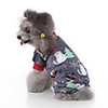 Dog Cat Costume Pajamas Christmas Costume Elk Snowman Santa Claus Cosplay Funny Christmas Party Winter Dog Clothes Puppy Clothes Dog Outfits Breathable Red Gray Costume for Girl and Boy Dog Polyster