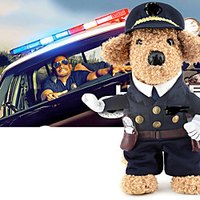 Dog Cat Costume Police Doctor Cosplay Cute Dailywear Casual / Daily Dog Clothes Puppy Clothes Dog Outfits Breathable Black White Pink Costume for Girl and Boy Dog Polyester S M L XL miniinthebox