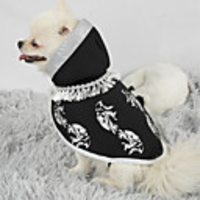 Dog Cat Costume Snowflake Fashion Casual / Daily Winter Dog Clothes Puppy Clothes Dog Outfits Breathable Black Red Costume for Girl and Boy Dog Polyster XS S M L XL XXL