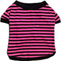 Dog Cat Costume T-shirts Stripes Simple Style Casual / Sporty Sports Casual / Daily Dog Clothes Breathable Yellow Red Blue Costume Cotton XS S M L XL