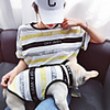 Dog Cat Costume Vest Matching Outfits Striped"es Sayings Leisure Stripes Sports Casual / Daily Dog Clothes Breathable Blue Pink Green Costume Cotton Women M S M L XL XXL