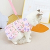 Dog Cat Dress Animal Fashion Cute Casual / Daily Outdoor Dog Clothes Puppy Clothes Dog Outfits Soft Purple Yellow Rosy Pink Costume for Girl and Boy Dog Cotton S M L XL XXL miniinthebox