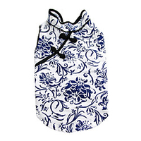 Dog Cat Dress Elegant Adorable Cute Dailywear Casual / Daily Dog Clothes Puppy Clothes Dog Outfits Breathable Blue Costume for Girl and Boy Dog Cotton S M L XL XXL miniinthebox