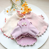 Dog Cat Dress Elegant Adorable Cute Dailywear Casual / Daily Dog Clothes Puppy Clothes Dog Outfits Breathable Blue Pink Beige Costume for Girl and Boy Dog Fleece XS S M L XL miniinthebox