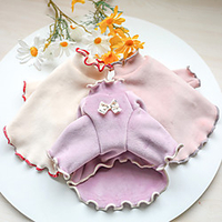 Dog Cat Dress Elegant Adorable Cute Dailywear Casual / Daily Dog Clothes Puppy Clothes Dog Outfits Breathable Blue Pink Beige Costume for Girl and Boy Dog Fleece XS S M L XL miniinthebox