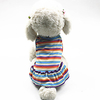 Dog Cat Dress Elegant Adorable Cute Dailywear Casual / Daily Dog Clothes Puppy Clothes Dog Outfits Breathable Purple Red Green Costume for Girl and Boy Dog Cotton S M L XL miniinthebox