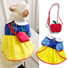 Dog Cat Dress Elegant Adorable Cute Dailywear Casual / Daily Dog Clothes Puppy Clothes Dog Outfits Breathable Yellow Costume for Girl and Boy Dog Cotton S M L XL miniinthebox