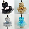 Dog Cat Dress Floral / Botanical Daisy Elegant Adorable Cute Dailywear Casual / Daily Dog Clothes Puppy Clothes Dog Outfits Breathable Black Blue Gold Costume for Girl and Boy Dog Polyester XS S M L miniinthebox